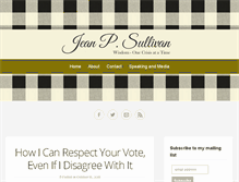 Tablet Screenshot of jeanpsullivan.com